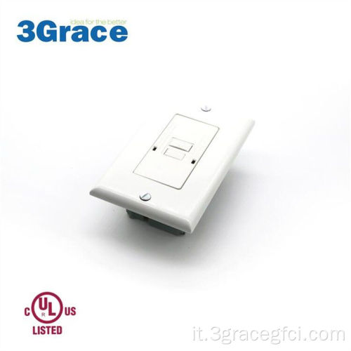 Recettacolo GFCI a faccia vuota da 15 amp